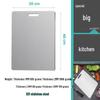 Utuo Double-Sided Stainless Steel Cutting Board