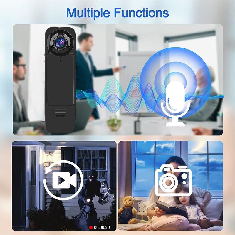 High Definition Camera 1080P Night Vision Outdoor Cycling Sports Camera Thumb Pocket Law Enforcement Recorder