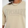 Gymshark Heritage Washed Short Sleeve Crew Desert Beige A4a8d Nb1v