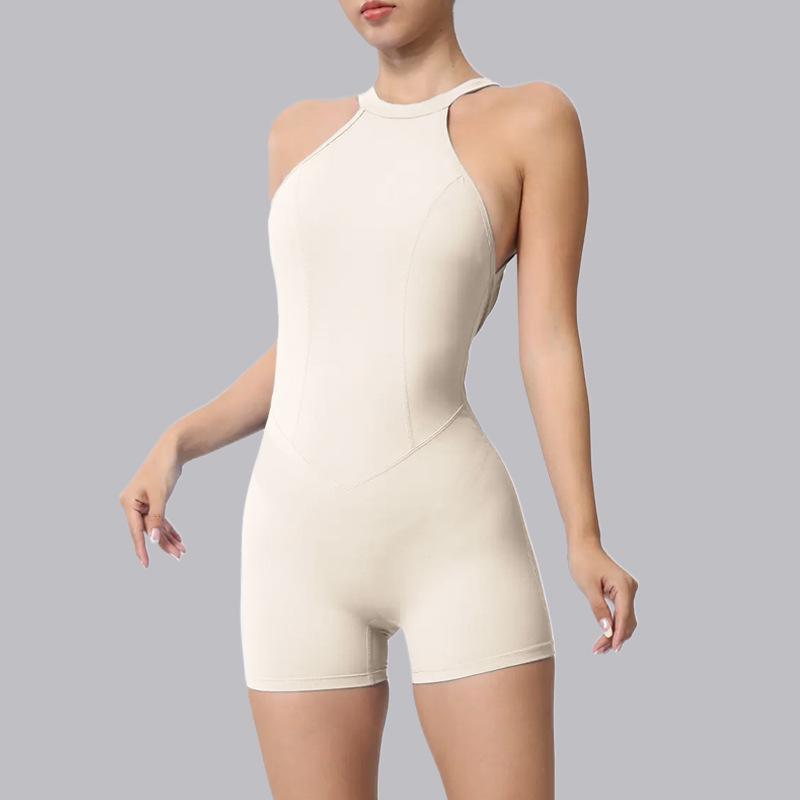 New Backless Tight Sport Bodysuit for Running, Fitness, Swim, and Yoga.