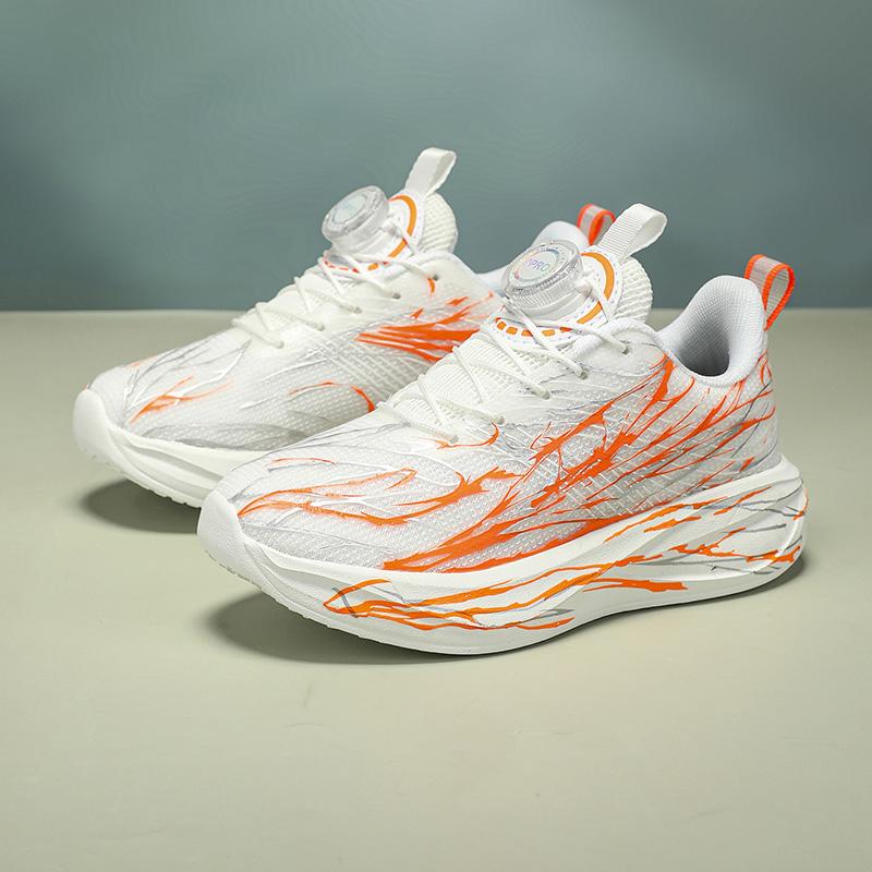 New Arrival Children Sneakers For Boys Air Mesh Breathable Running Sports Shoes Kids Girls Flat Casual Shoes Big Size 40