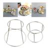 Tray of Round Steel Food Stainless Versatile Accessories