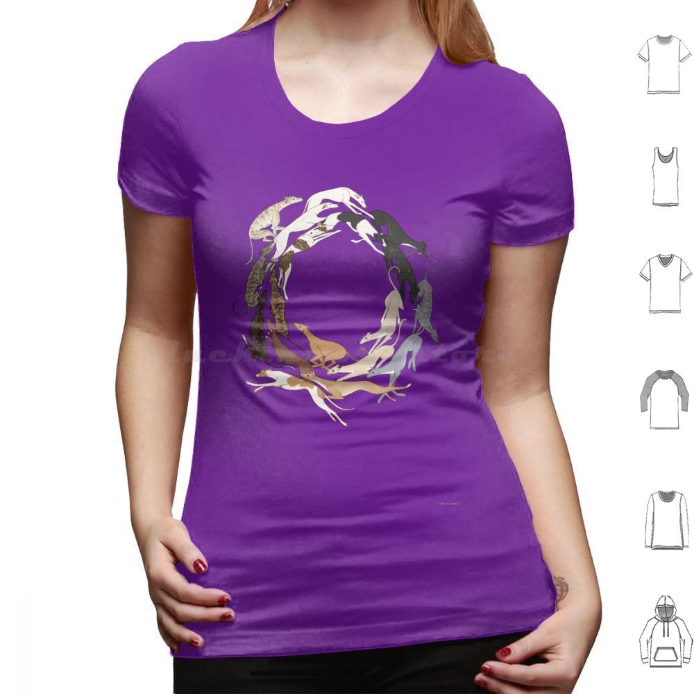 The Greyt Hound Romp T Shirt 6xl Cotton Cool Tee Greyhound Hound Sighthound Galgo Lurcher Whippet Italian Greyhound Dog Brindle