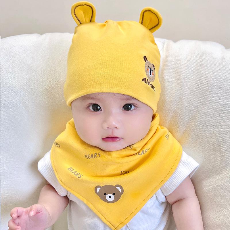 Katu Bear Infant Cotton Pullover Hat for 3-12 Months - Spring/Autumn Boys & Girls