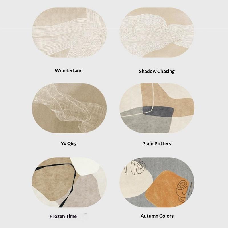 PU Leather Oval Placemats Nordic Style Waterproof Oilproof Table Mats for Home Kitchen Coffee Bar Decoration