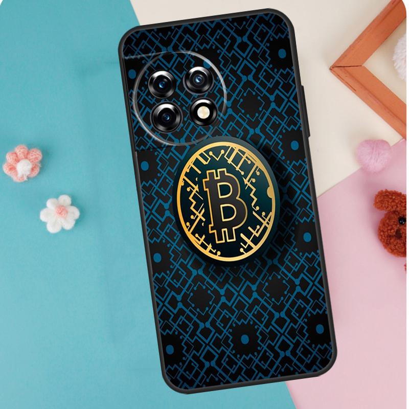 Bitcoin BTC Case For OnePlus 12 11 9 10 Pro 9RT 10T 10R 12R OnePlus Nord N10 N20 CE 2 3 Lite 2T Coque