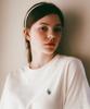 LOSSYROW L&R Patch Point Short-Sleeved T-Shirt Cream