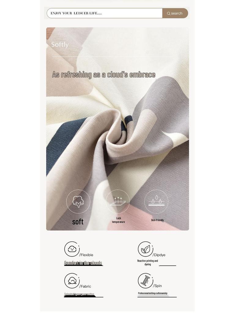 Women's Rayon Cotton Long Sleeve Pajama Set - Lapel, Casual Autumn Style for Home or Outside Wear