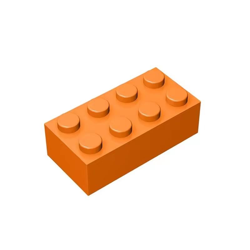 Non-Toxic 50G/20Pcs 3001 2X4 High 8-Hole Building Block Moc Color Loose Parts Compatible With Brick Diy Children'S Toy Assembly