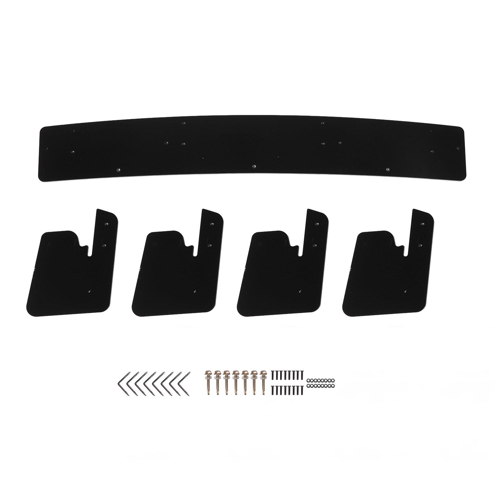 

Диффузор накладки заднего бампера Глянцевый черный Нижний сплиттер Спойлер Обвесы для MK2.5 Стандартный Фейслифт