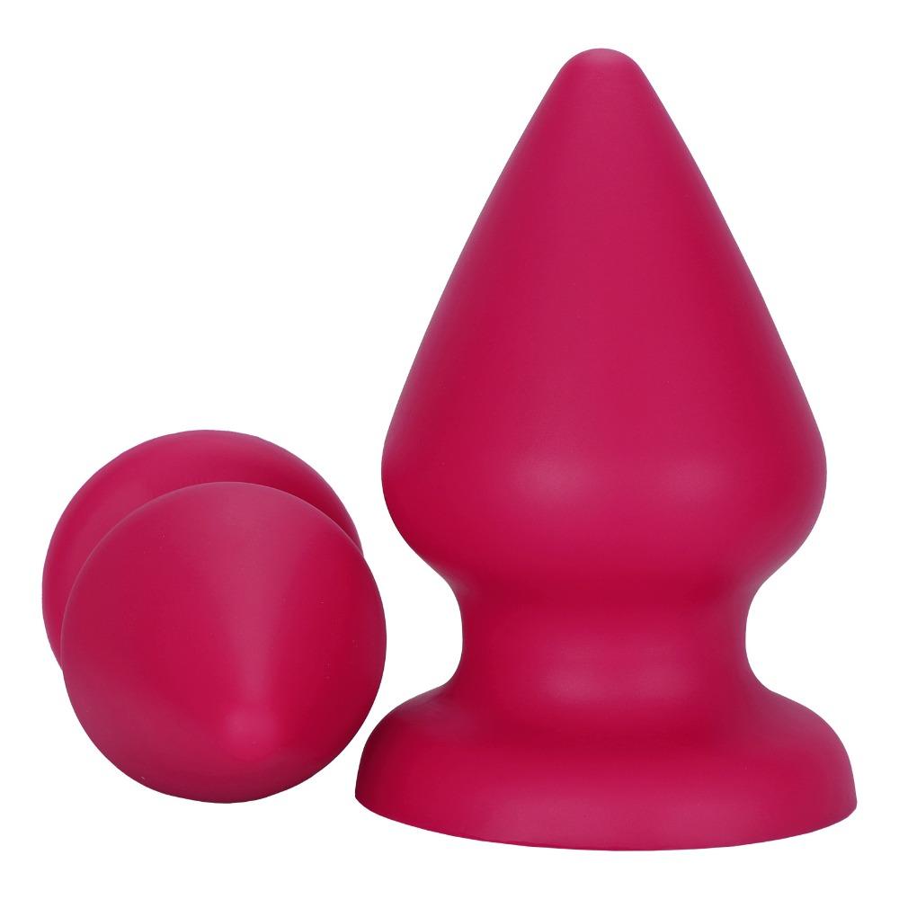 Liquid Silicone Anal Plug Large Dilator Adult Toy for Men Women