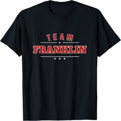 T-shirt de sport familial personnalisé Nom de famille Équipe Franklin
