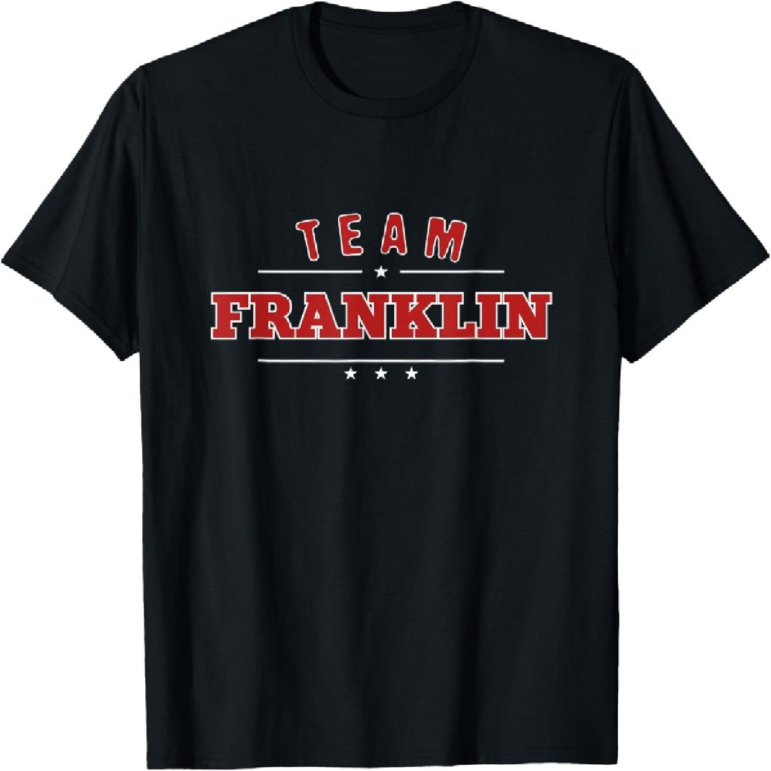 Team Franklin Last Name Personalized Family Sports T-Shirt XXXXXL разноцветный