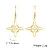 LIKGREAT Stainless Steel Witches Knot Stud Earrings for Women Irish Lucky Celtics Knot Amulet Earring Jewelry Gifts Wholesale