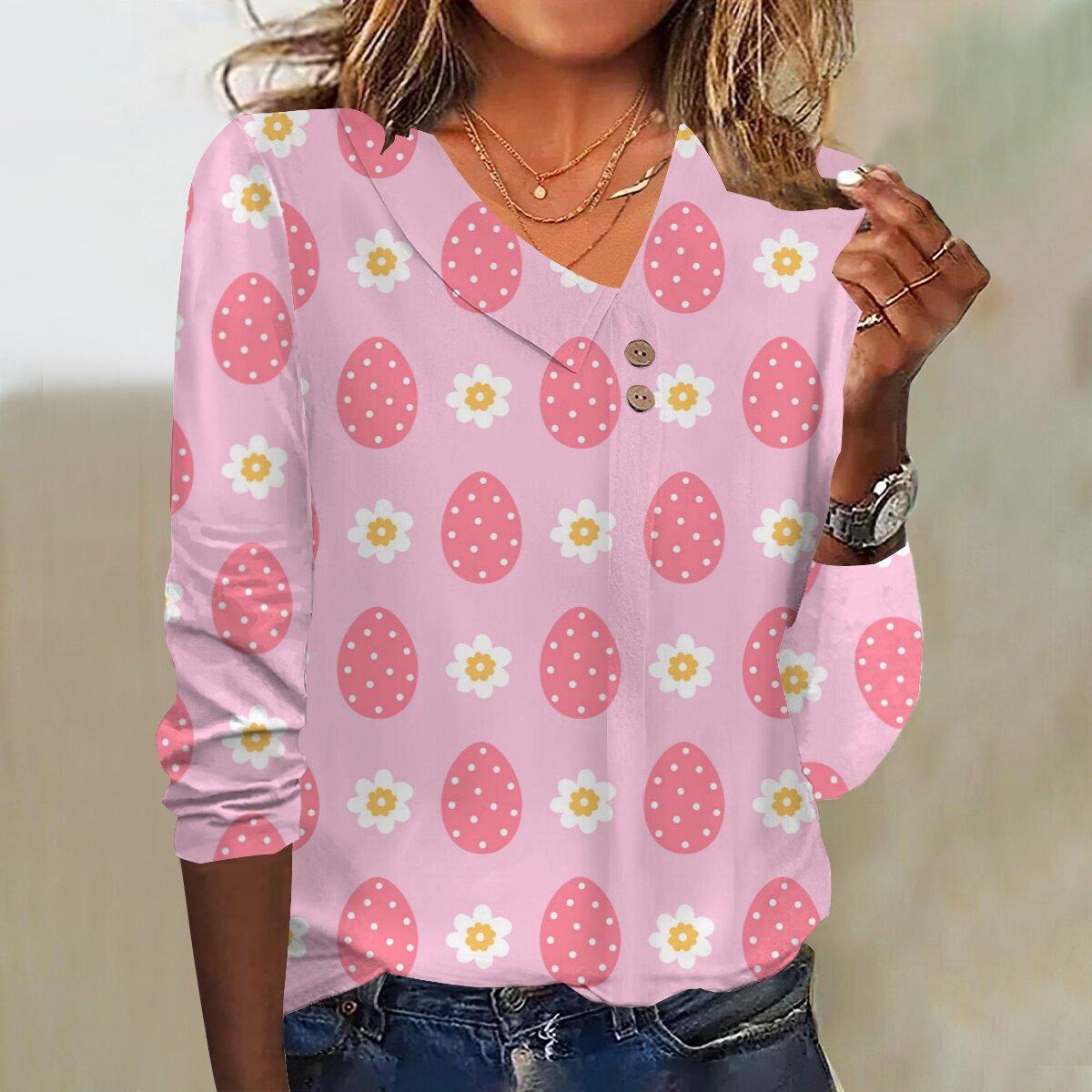 

2023 Осенний новый модный женский повседневный топ с рукавом 3/4 и принтом больших размеров