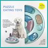 Smart Tool Food Compartments Pet Slow Feeder Wheel Puzzle Dog Feeding Tray Slow Feeder Pet Bowl for Cats Dogs Playing Toys