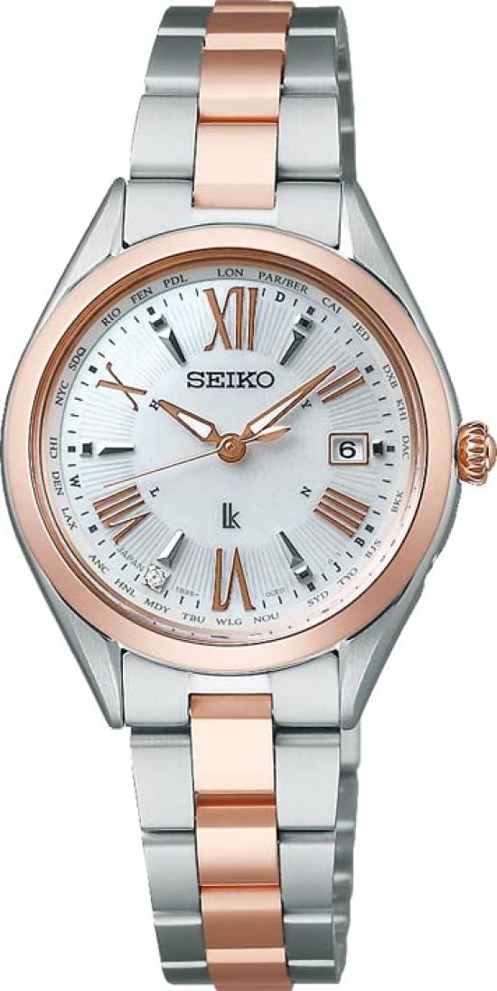 

[Seiko Watch] Rukia Lady Collection Renewal Models SSQV104 Women s Silver + Pink Gold