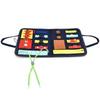 Lightweight Toddler Activity Board Educational Baby Activity Board Toy Fine Motor Dress Board