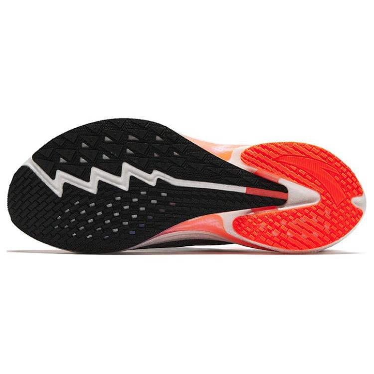 New Anta MACH 4.0 Cushioning, Slip Resistant, Rebound Low Top Casual Running Shoes Men's White Black Orange 112425583-4