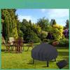 Premium Oxford Fabric Round Fire Pit Cover Weatherproof Dustproof Uv Resistant
