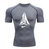 Herren Quick Dry Kompressions-Trainingsshirt Atmungsaktiv Dehnbar