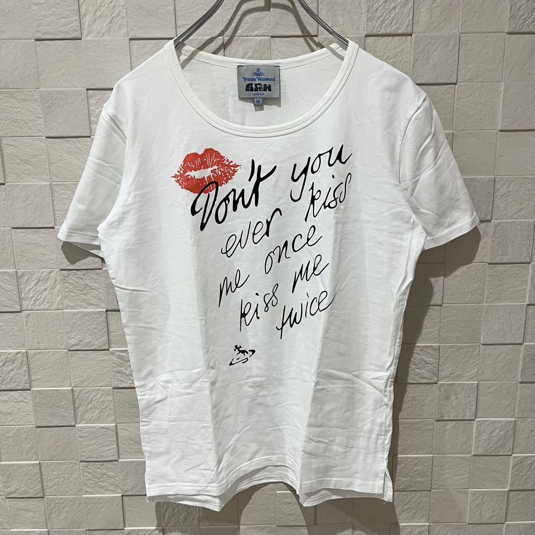 

[USED] Rare Vivienne Westwood vintage t-shirt with kiss mark and orb