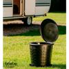 Toilette Portable Camping, WC Sèche Pliable Compacte pour Van, Voiture, Pêche Briebe WC1184 Noir 04964