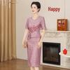 Elegant Slimming Mother-of-the-Bride Dress