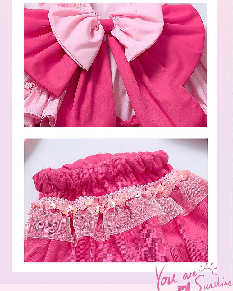 Girls' Lolita Dress - Spring/Autumn 2025 Cute Cartoon Princess Birthday Gown