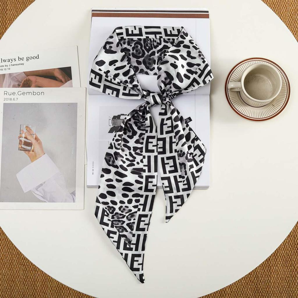 Trendy Silk-Like Ribbon Headband & Scarf: Multi-functional Hair Tie, Headscarf, Waistband - Hot Fashion Item