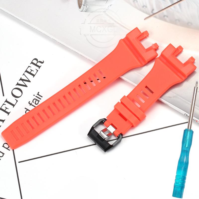 Resin Strap Suitable For Casio GBA-900 Series Men's Sports Waterproof Watchband Rubber Bracelet Watch Accessories
