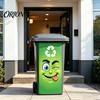 Cartoon Expression Stickers for Garbage Bins Funny Trash Can Sticker, Cute Big Eye Decorative Removable PVC Recycling Adhesive Label, Waterproof Decal