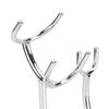 Manual Razor Shaving Brush Soap Bowl Stand Electroplating Metal Shaving Knife Stand