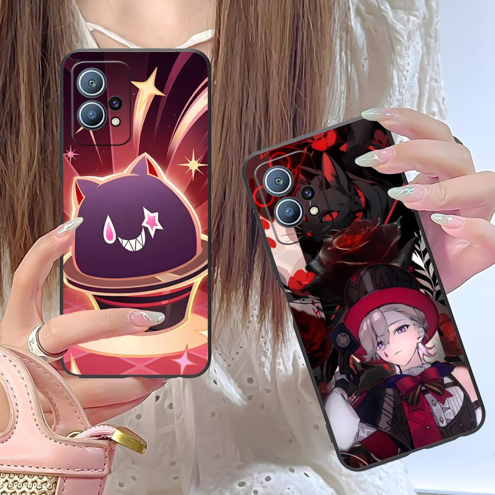 Game GI Lyney Matte TPU Mobile Phone Case for Huawei P60 P50 P40 P30 P20 P10 P9 P8 Pro Lite Plus Colorful Printing Cover