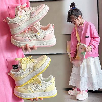 Spring Princess Soft Sole Kids' Fashion & Sports Skate Shoes - New 2026 Style for Girls