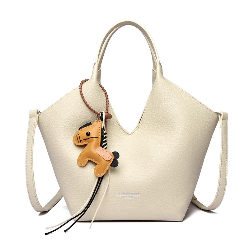 Luxury Small Horse Pendant Handbag - 2026 Edition: Women s Versatile Fashionable Commuter Shoulder & Crossbody Bag
