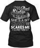 I Have Best Sister In World But Shes A T-Shirt Made In USA Size S To 5XL