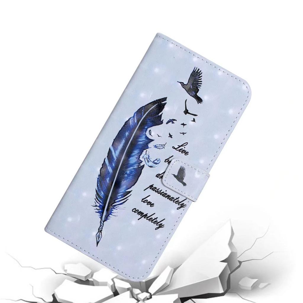 For Sony Xperia 10 VI Case 3D Creative Pattern PU Leather Stand Phone Cover