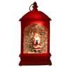 Portable Christmas Ornaments Decorative Glowing Snowflake Lantern Wind Light  Interior Decoration