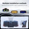 P4 HUD Newest Head Up Display Auto Display OBD2+GPS Smart Car HUD Gauge Digital Speedometer Odometer Slope Meter Security Alarm