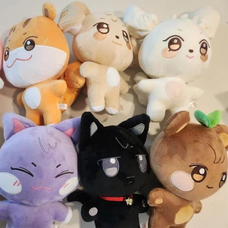 Kpop ATEEZ Seonghwa Hongjoong Plush Figures Cartoon Yunho Yeosang San Mingi Wooyoung Jongho 10/30CM Fans Collections Gifts
