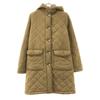MACKINTOSH SCOTLAND Hooded Quilted coat 36 beige Back bore Women Used
