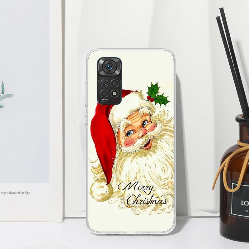 

Christmas Santa Claus Present Phone Case For Xiaomi Redmi Note 15 13 14S 14 Pro Plus 12S 11S 10S 12 11E 10 11T Art Fundas Back C Redmi Note 13 4G