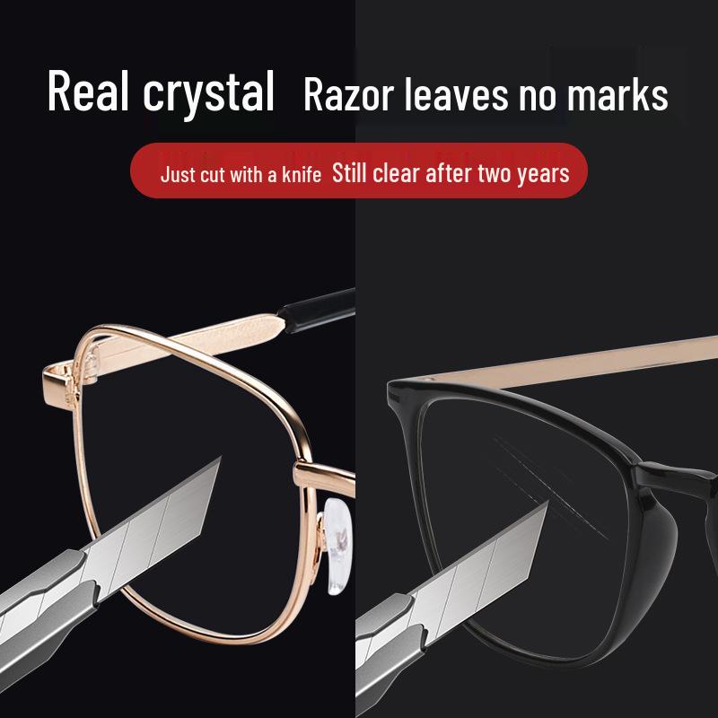 Popular Donghai Crystal Glass HD Anti-Fatigue Eye Protection Reading Glasses