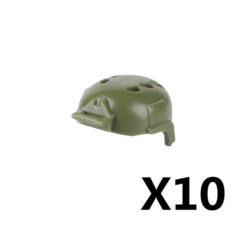MOC Figure Soldato Città Casco Blocchi da Costruzione Accessori Cappellino da Baseball Sci Cappello da Strega Cowboy Ufficiale USA Bandito Mattoncino Giocattolo Regalo J022