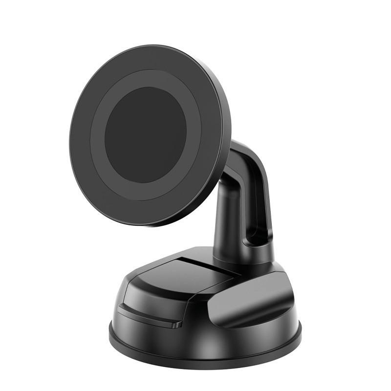 360° Rotating Magnetic Car Phone Mount with Suction Cup Base