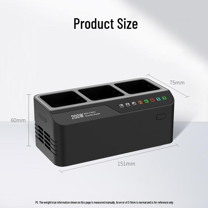 LKTOP 200W DJI Mavic 3/Pro Battery Charging Hub