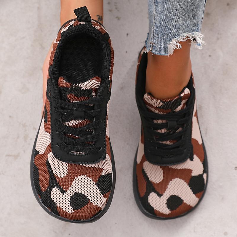 Camouflage Wide Toe Shoes For Women Loose Comfortable Walking Shoes Multifunctional Fashionable Barefoot Shoes Women'S Sneakers