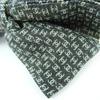 Excellent CHANEL Métiers d'Art Collection COCO Mark Ribbon Scrunchie Gray silk Used