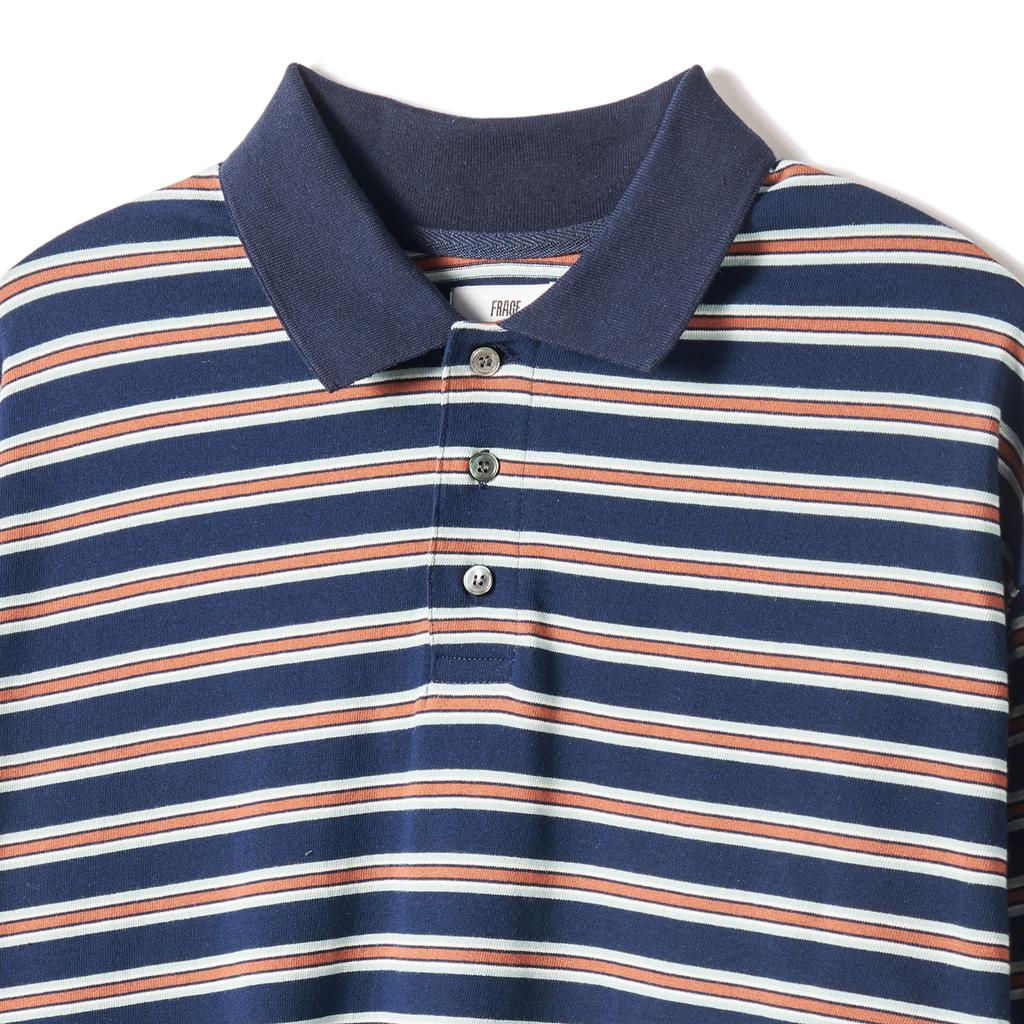 FRAGE Candy Stripe Collar Long Sleeve